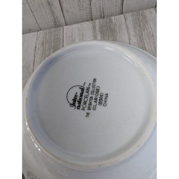 International Brighton Collection Claridge 8302 Porcelain Serving Bowl 9" - Picture 5 of 6